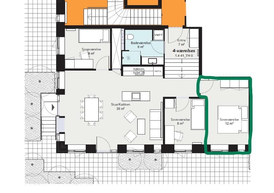 Big Room In Shared Apartment With King Size Bed Copenhagen Luaran gambar